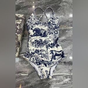 Dior Animal Print One Piece Bathing